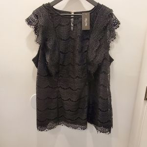 NWT CITY CHIC LACE VICTORIAN TOP